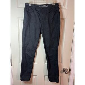 Women's Snakeskin Print High-Rise Skinny Jeans Black-Universal Thread Size 10